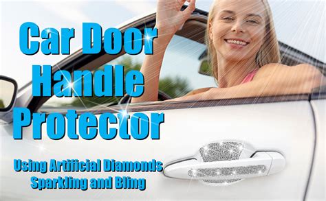 Amazon Senseyo Pcs Crystal Bling Car Door Handle Scratches