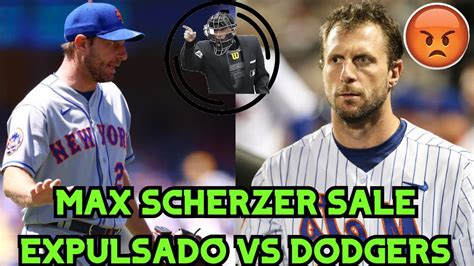 INCREÍBLE EXPULSAN A MAX SCHERZER POR USO DE SUSTANCIA PEGAJOSAS Y