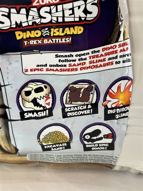 Zuru Smashers Dino Island T Rex Skull Battles Ebay