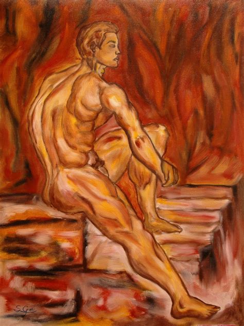 Male Nude Original Painting Oil On Canvas Buy Paintings