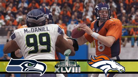 Seattle Seahawks Vs Denver Broncos Super Bowl XLVIII Madden 25 PS4