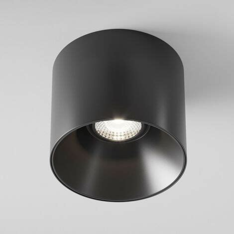 Maytoni Alfa Led Downlight De Superficie Negro Lm K