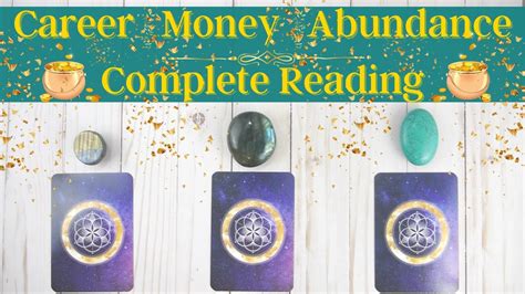 Pick A Card Career Money Abundance In Depth Tarot Reading Oracle