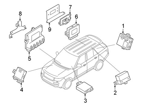 Land Rover Control Power Liftgate Control Module Liftgate