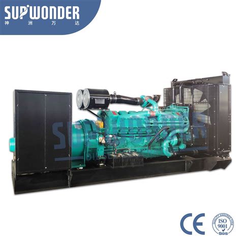 1000kw 1250kva 50hz60hz Open Silent Type Ac Three Phase Power Water