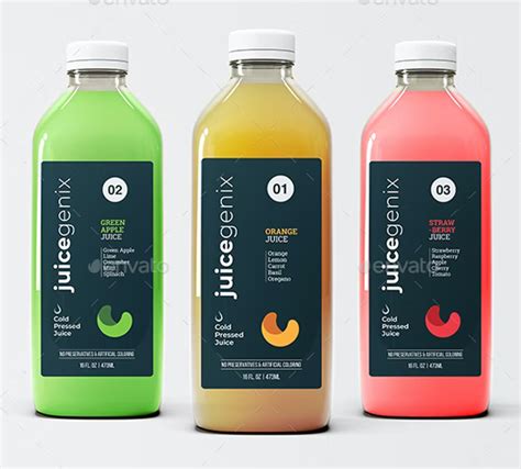 Juice Bottle Label Templates | 31+ Free & Premium PSD, Ai, Vector, Eps ...