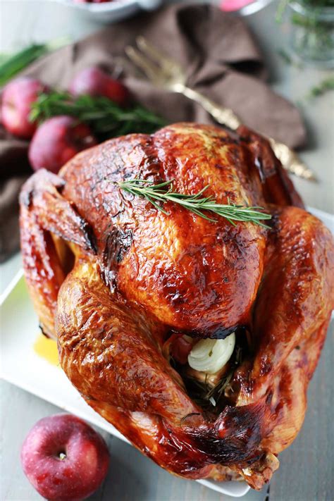 Turkey Recipe Aromatic Lemon Apple And Herb Turkey Tangled With Taste