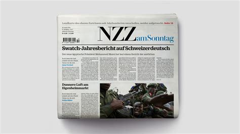 Nzz Am Sonntag Mark Porter Associates