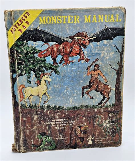 Advanced Dungeons And Dragons | Monster Manual | 4th Edition August ...