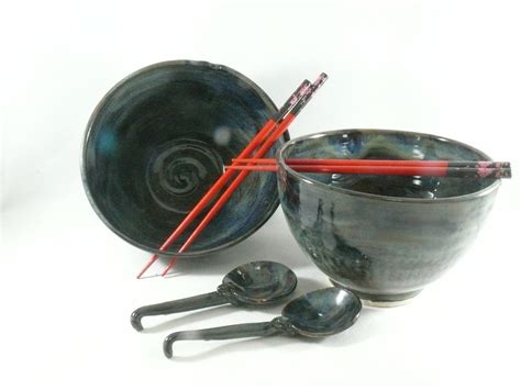 Extra Large Pho Bowl Noodle Bowl With Chopsticks Holds 42 Oz - Etsy