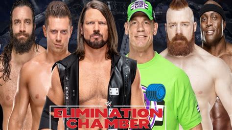 Wwe 2k19 Universe Mode Elimination Chamber Youtube