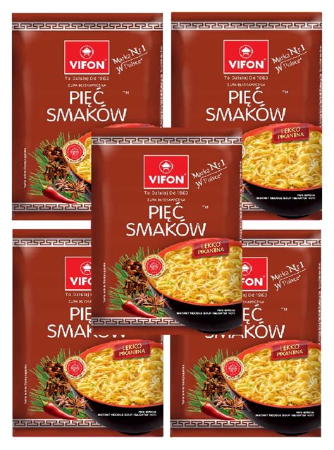 Zupka Chińska VIFON Pięć Smaków 5 szt 12864503937 Allegro pl