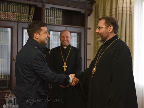 Зеленський зустрівся з главою УГКЦ і представниками Ради рабинів ...