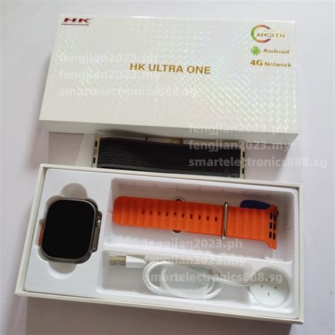 Top Amoled Hk Ultra One Smart Watch With Sim Slot And Wifi Camera