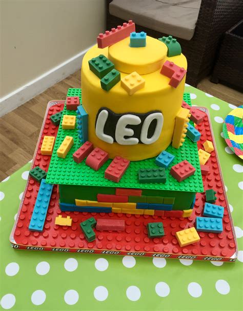 Lego Cake For Leo Lego Torte Lego Cake Cake Minion Minion Cupcakes