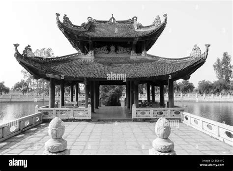 Vietnam temple in Hanoi, Vietnam Stock Photo - Alamy