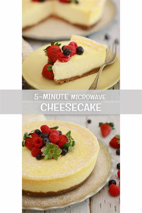 5 Minute Microwave Cheesecake Gemmas Bigger Bolder Baking Recipe