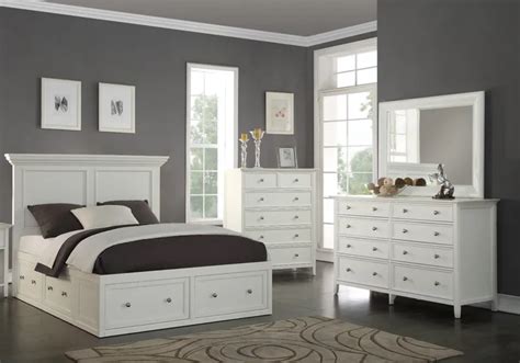 4pc Queen Storage Bedroom Set