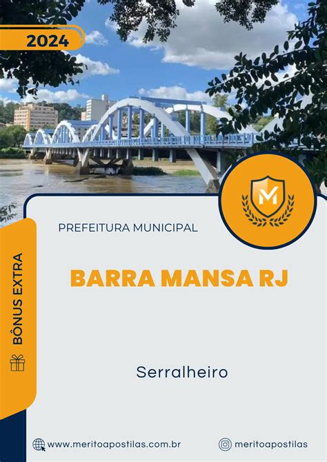 Apostila Serralheiro Prefeitura De Barra Mansa Rj M Rito Apostilas