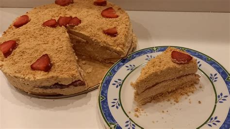 PLAZMA TORTA SA JAGODAMA 💥- BEZ PECENJA Plasma cake with strawberries 🍓 ...