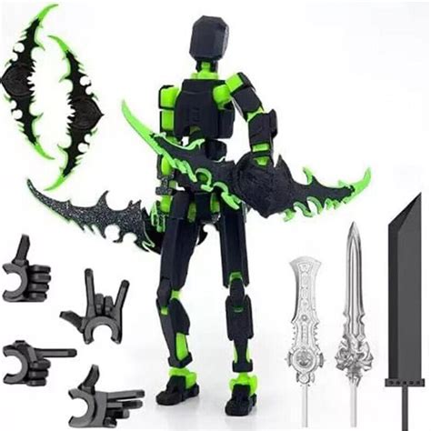 T13 Action Figure Titan 13 Action Figure Robot Action Figure 3d