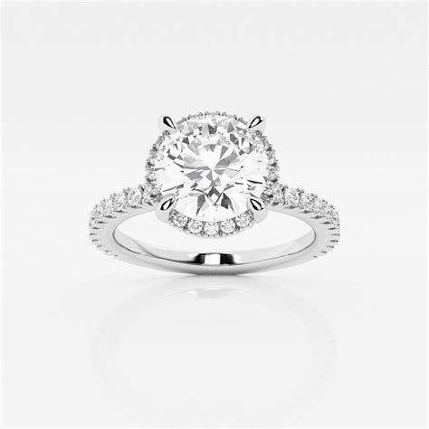 Badgley Mischka Near Colorless 2 1 2 Ctw Round Lab Grown Diamond