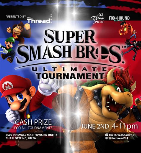 Nintendo S Super Smash Bros Gaming Tournament On Behance