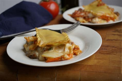 Roasted Veggie Lasagna With Béchamel Sauce