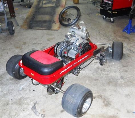 Radio Flyer Custom Radio Flyer Wagon Go Kart Diy Go Kart