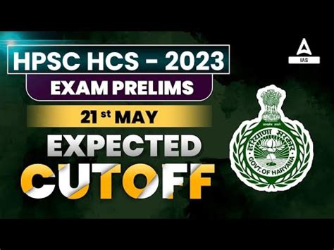 Hpsc Hcs Cut Off Expected Hcs Prelims Cut Off Haryana Civil