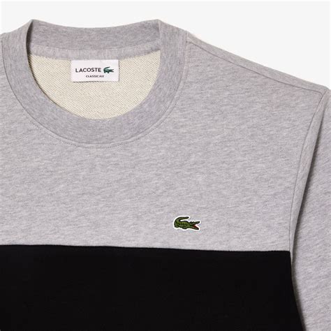 Buy Classic Fit 3d Print Colourblock Jogger Sweatshirt Lacoste Uae