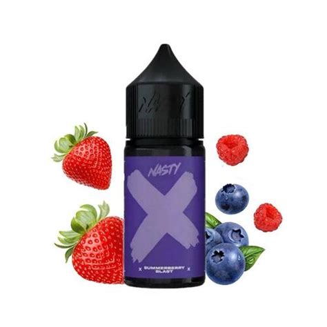 LÍQUIDO NASTY SALT X SUMMERBERRY BLAST 30ML Positive Burn