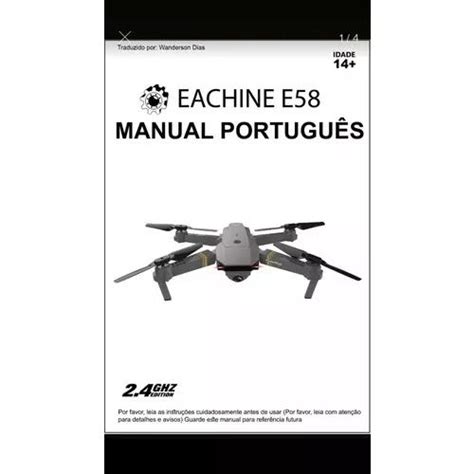 Manual portugues drone eachine e58 e 58 em Brasil | Clasf servicos