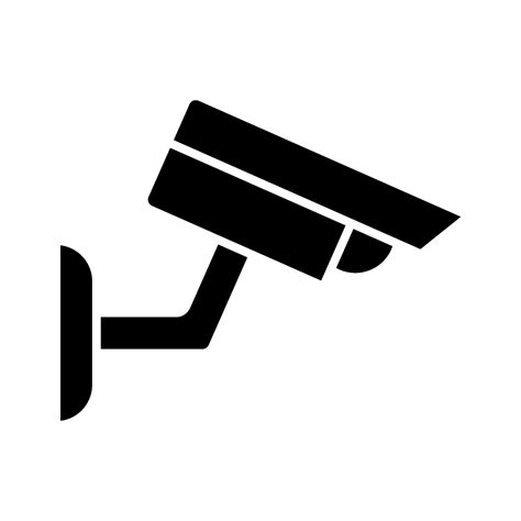 Cctv Camera Icon Vector Art At Vecteezy