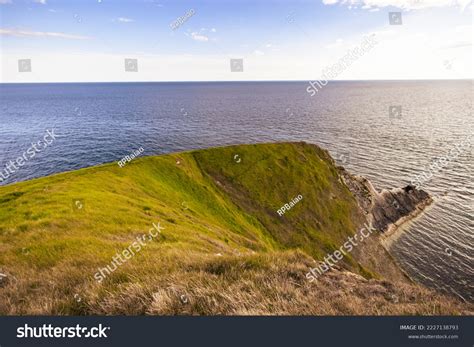 Picturesque Landscape Durdle Door Jurassic Coast Stock Photo 2227138793