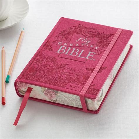 Journaling Bibles Pink Journaling Bible Creative Etsy