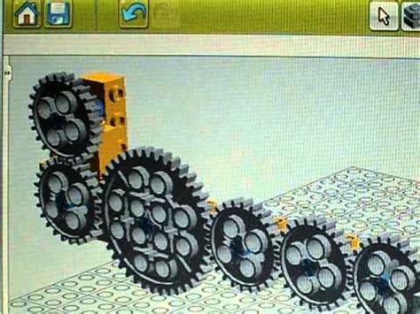 Lego Ldd Gears Test Digital Designer Youtube