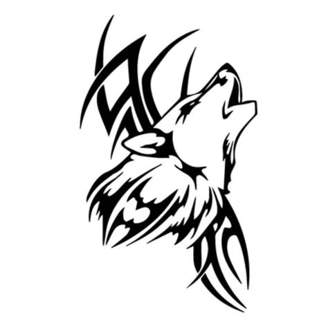 Tribal wolf decal | Wolf Stuff