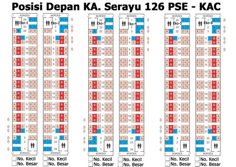 Denah Kursi Kereta Ekonomi Homecare