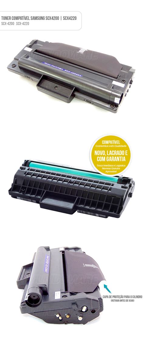 Toner Compatível para Impressora Samsung SCX-4200 D4200A | Mundoware