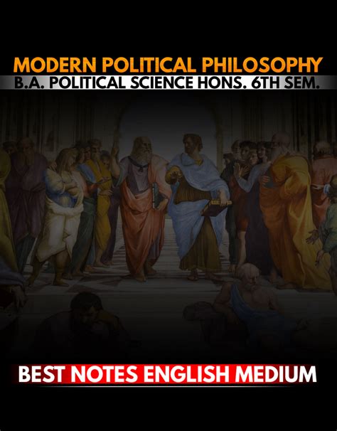 B A Political Science Hons DU SOL Semester 6th Modern Political