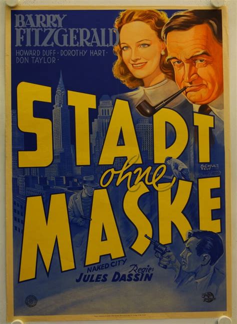 The Naked City Original Release German Movie Poster