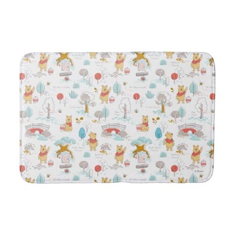 Winnie the Pooh | In the Hundred Acre Wood Bath Mat | Zazzle.com