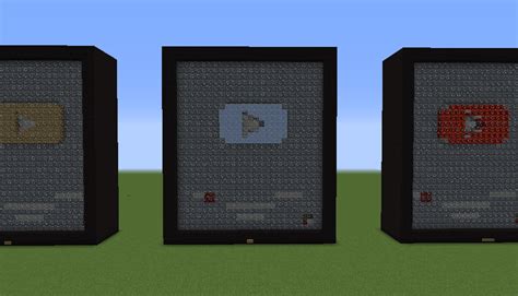 (Youtube) Play Button w/ tutorial Minecraft Map