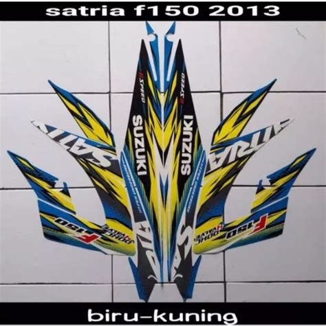 Jual Stiker Striping Lis Les Polet Kaper Body Motor Suzuki Satria F 150