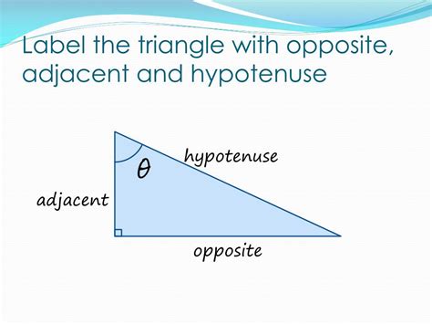 Labeling Opposite Adjacent Hypotenuse Worksheet