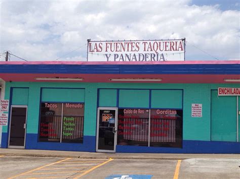 Menu Of Las Fuentes Taqueria Y Panaderia South Fort Worth Fort Worth