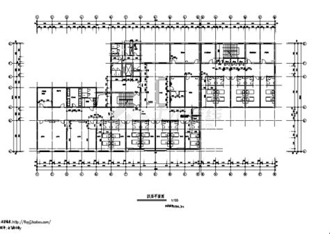 5层5629平方米专科医院综合楼规划设计建筑施工cad图纸医院土木在线