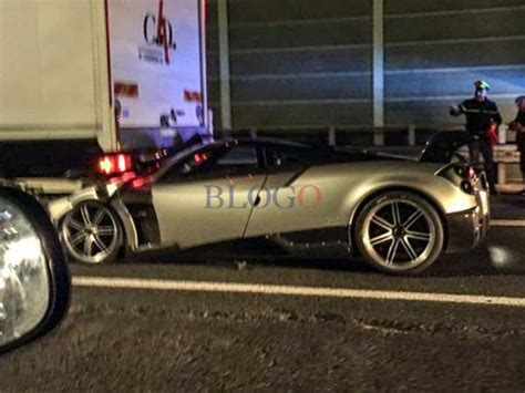 Ultra-Rare Pagani Huayra BC Crashes In Italy - DriveSpark News