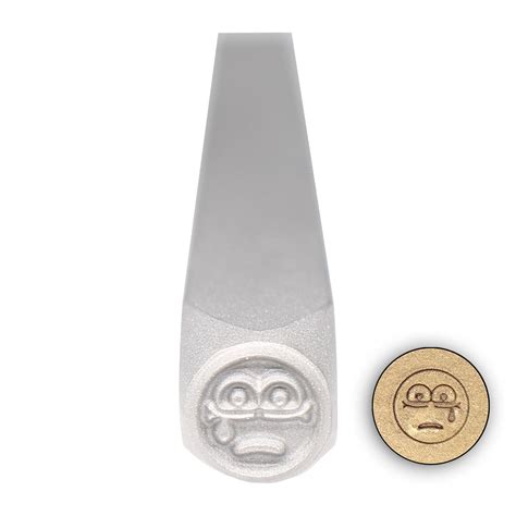 Metal Design Stamp Crying Emoji Infinity Stamps Inc Infinity